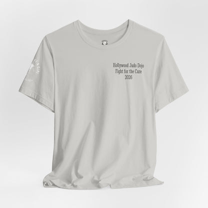 Grapple like a Girl Custom Unisex Slim Fit Short T-Shirt - Hollywood Judo Dojo Fight for the Cure 2026