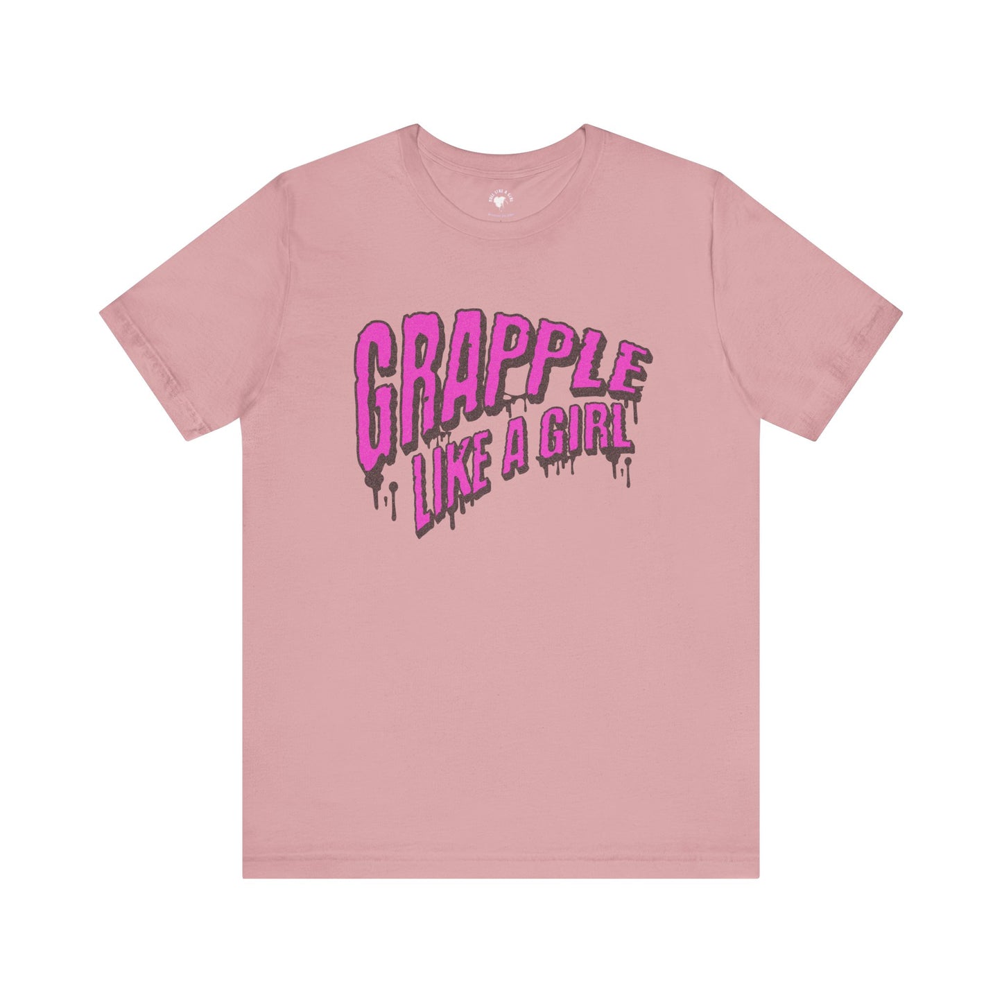 Women's Grapple like a Girl Slime Jiu Jitsu T-shirt