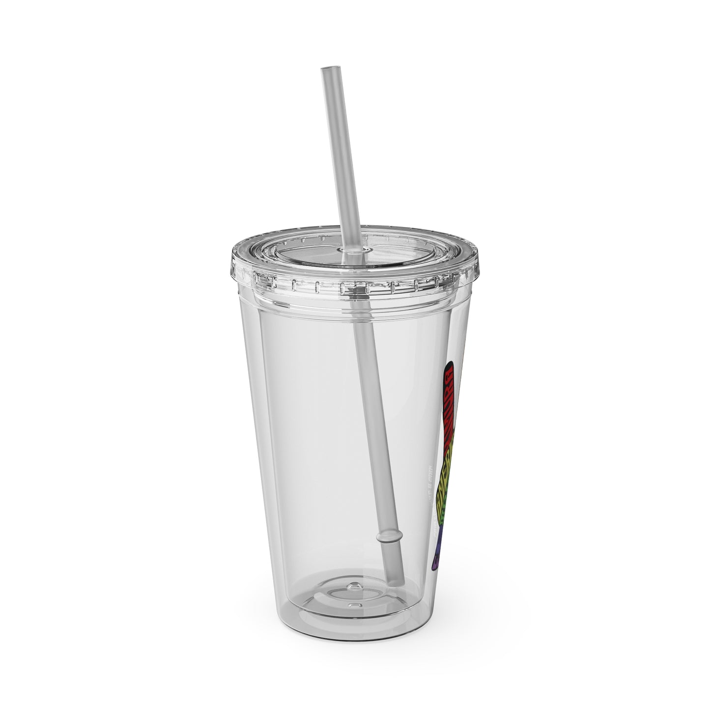 Submission Peace Sign BJJ Jiu Jitsu Acrylic Tumbler w/ Straw