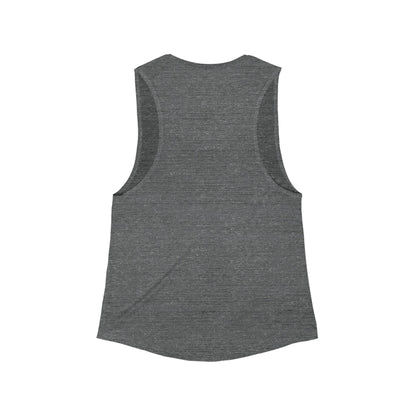 Women's Grapple like a Girl Flowy Scoop Muscle Tank - Stay Heavy