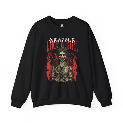 BJJ Women's Sweater Crewneck Sweater - Crowned in Chaos *Limited Edition*