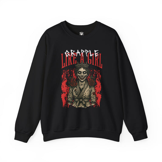 BJJ Women's Sweater Crewneck Sweater - Crowned in Chaos *Limited Edition*