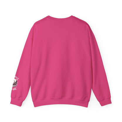 Grapple like a Girl BJJ Women's Crewneck Sweater - Introverted