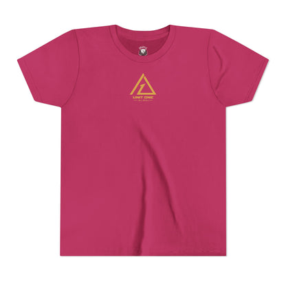 Custom Unisex Unit One T-Shirt - Youth, Gold Logo