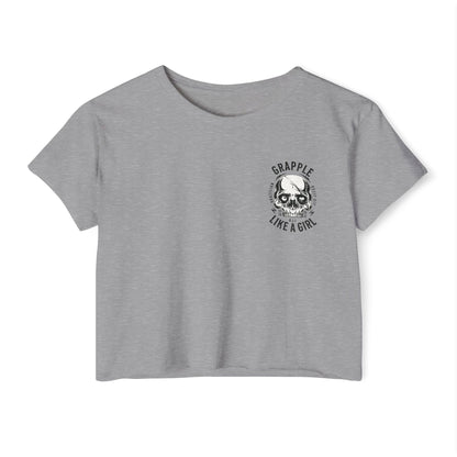 Grapple like a Girl Crop Top - Silly Goose Jiu Jitsu Club