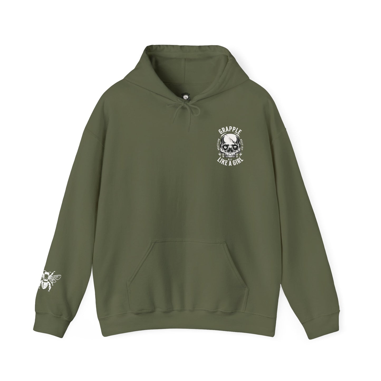 Women's Grapple like a Girl BJJ Hoodie - Queen Bee