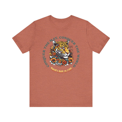 Womens BJJ Conquer to Mats Jiu Jitsu T-shirt