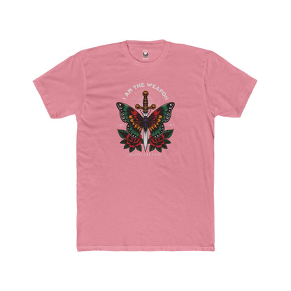 Grapple like a Girl Unisex Cotton T-shirt - I am the weapon.