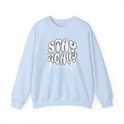 Grapple like a Girl BJJ Women's Crewneck Sweater - Stay Heavy