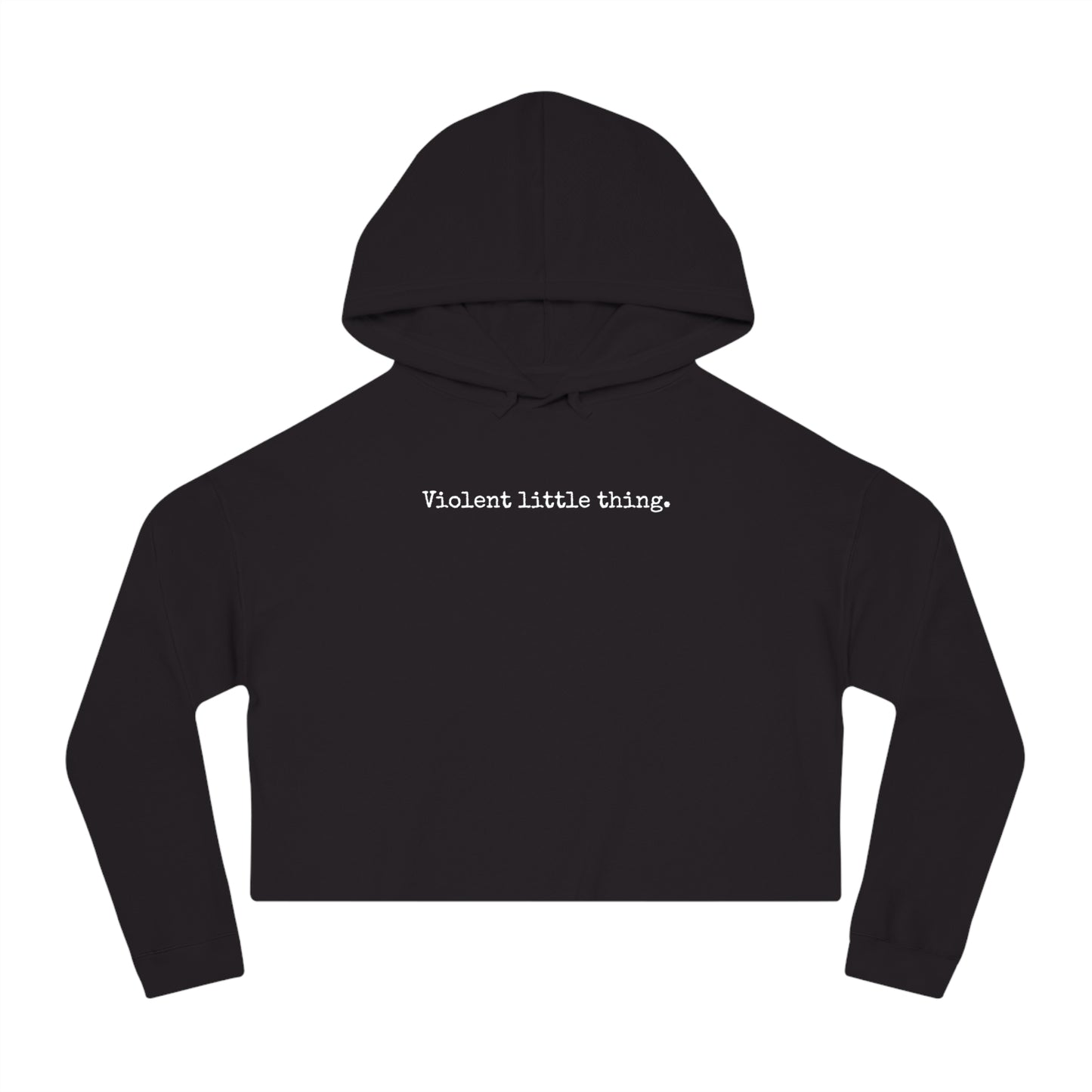 Grapple like a Girl Cropped Hoodie - Violent little thing