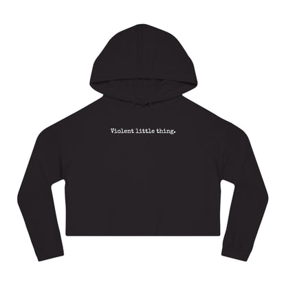 Grapple like a Girl Cropped Hoodie - Violent little thing