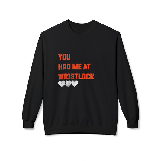 Grapple Like a Girl Crewneck Sweater - You Had me at Wristlock