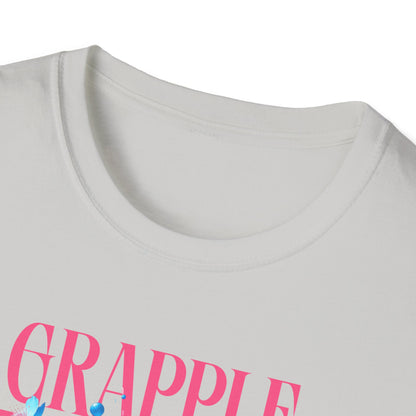Women's Jiu Jitsu Grapple like a Girl BJJ Unisex Softstyle T-Shirt - Blossoms