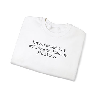 Grapple like a Girl BJJ Women's Crewneck Sweater - Introverted