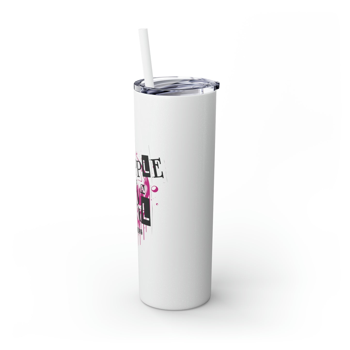 Grapple Like a Girl BJJ Skinny Matte Tumbler, 20oz