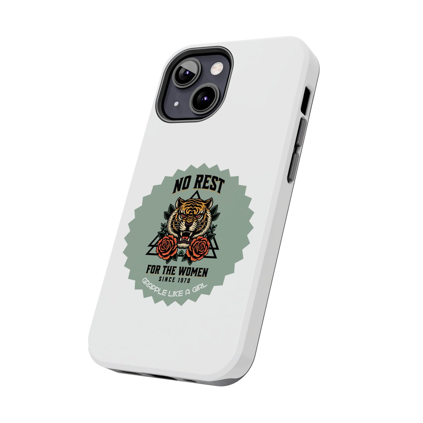 Women's BJJ No Rest for the Women Tough iPhone Cases