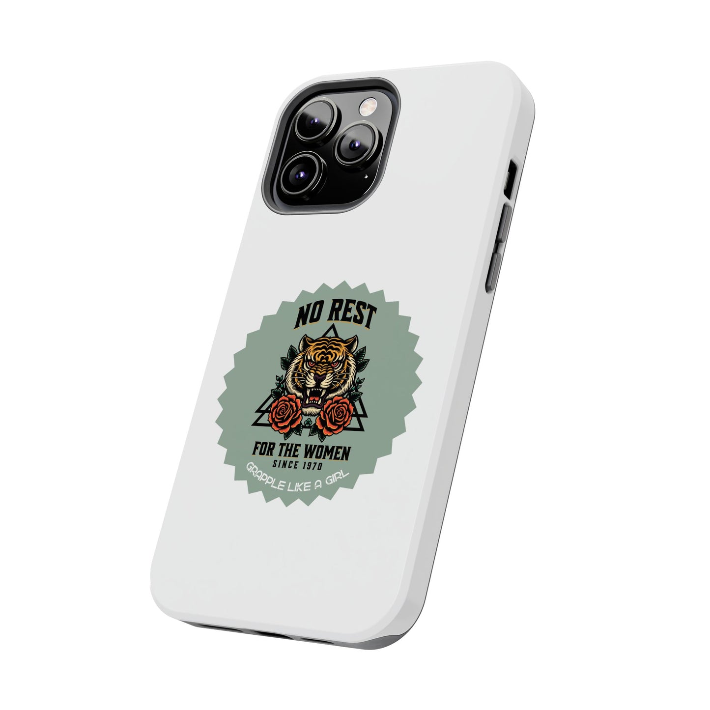 Women's BJJ No Rest for the Women Tough iPhone Cases