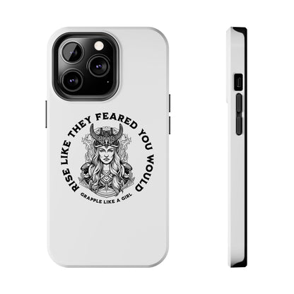 Women's BJJ Rise like they Feared You Would Jiu Jitsu Tough iPhone Cases