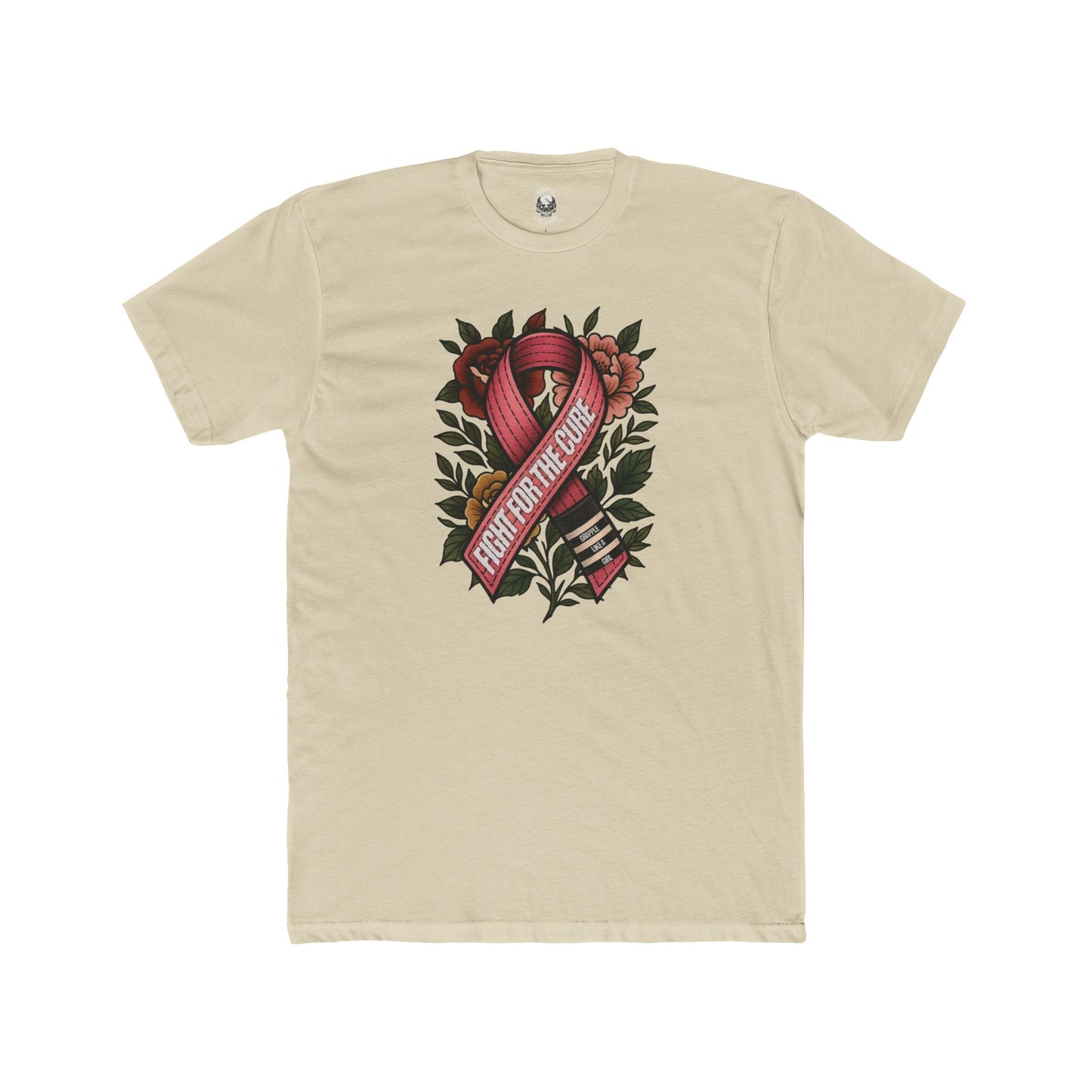 Grapple like a Girl Unisex Cotton Tee - Fight for the Cure, Breast Cancer Awareness