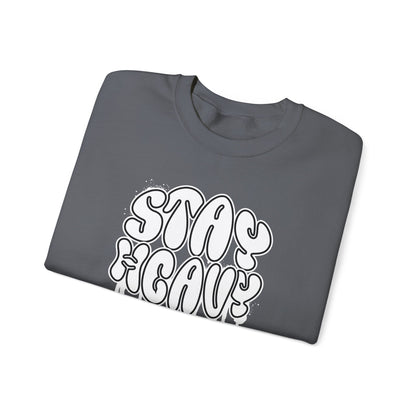 Grapple like a Girl BJJ Women's Crewneck Sweater - Stay Heavy