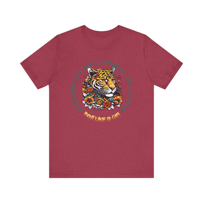 Womens BJJ Conquer to Mats Jiu Jitsu T-shirt