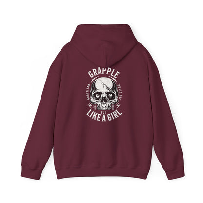 Women's Grapple like a Girl BJJ Hoodie - You had me at leglock