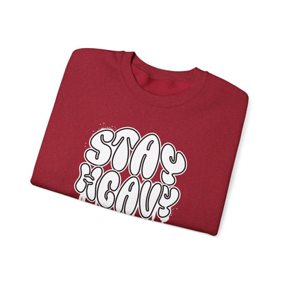 Grapple like a Girl BJJ Women's Crewneck Sweater - Stay Heavy