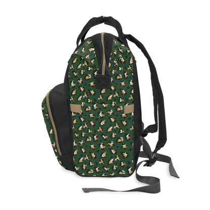 Women's Roll like a Girl Jiu Jitsu Gear Backpack - Tiger Design