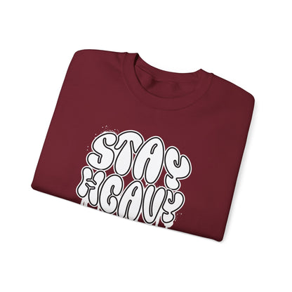 Grapple like a Girl BJJ Women's Crewneck Sweater - Stay Heavy