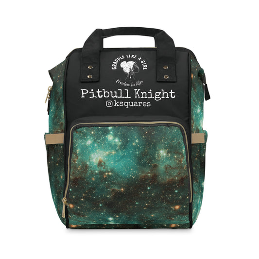 Women's Grapple like a Girl Jiu Jitsu Gear Backpack - Galaxy Design, Custom - Kelly K