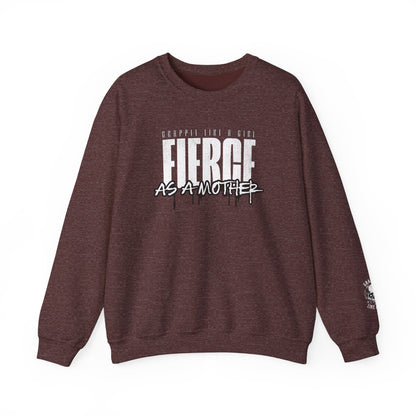Women's BJJ Crewneck Sweatshirt - Fierce as a Mother