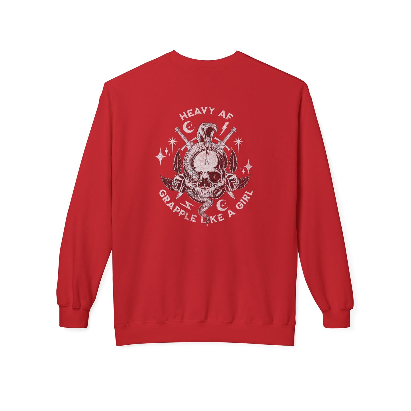 Grapple like a Girl Crewneck Sweatshirt - Heavy AF