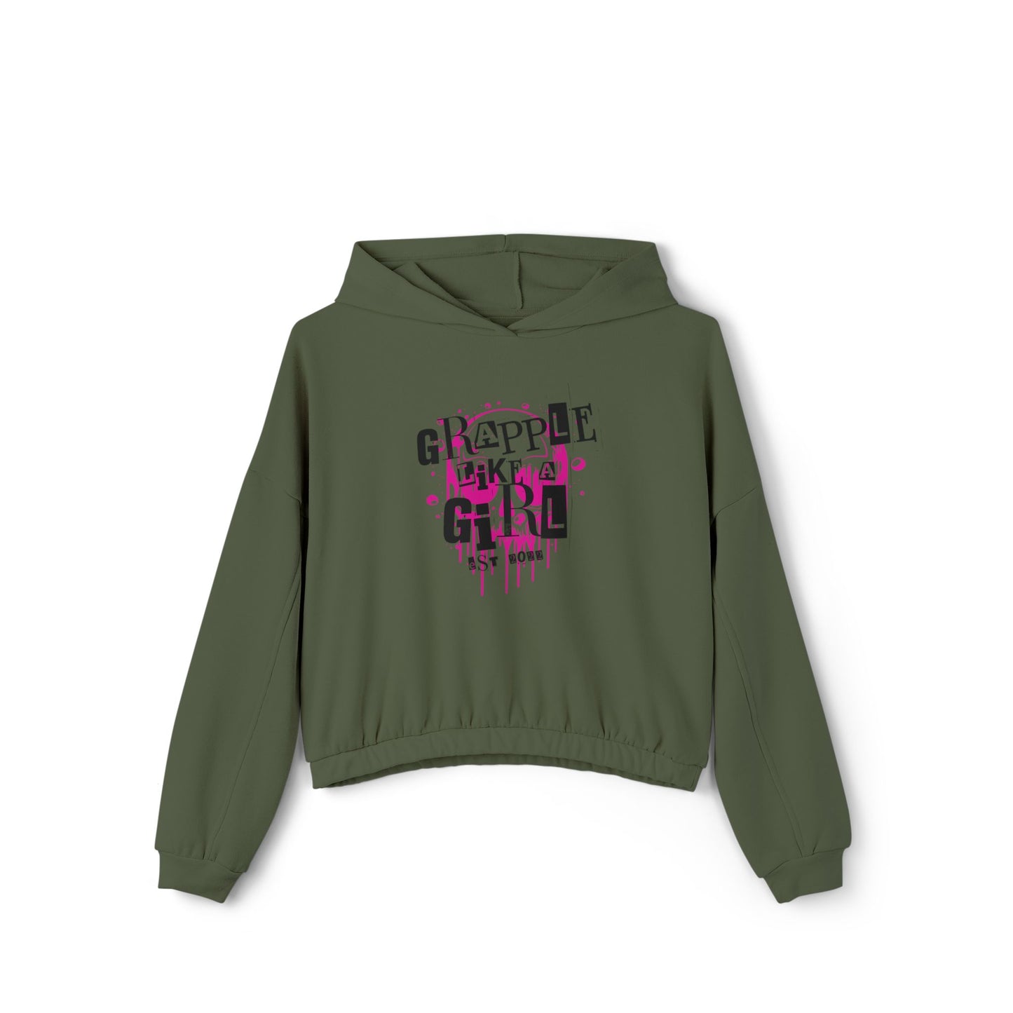 Grapple like a Girl Cinched Bottom Hoodie