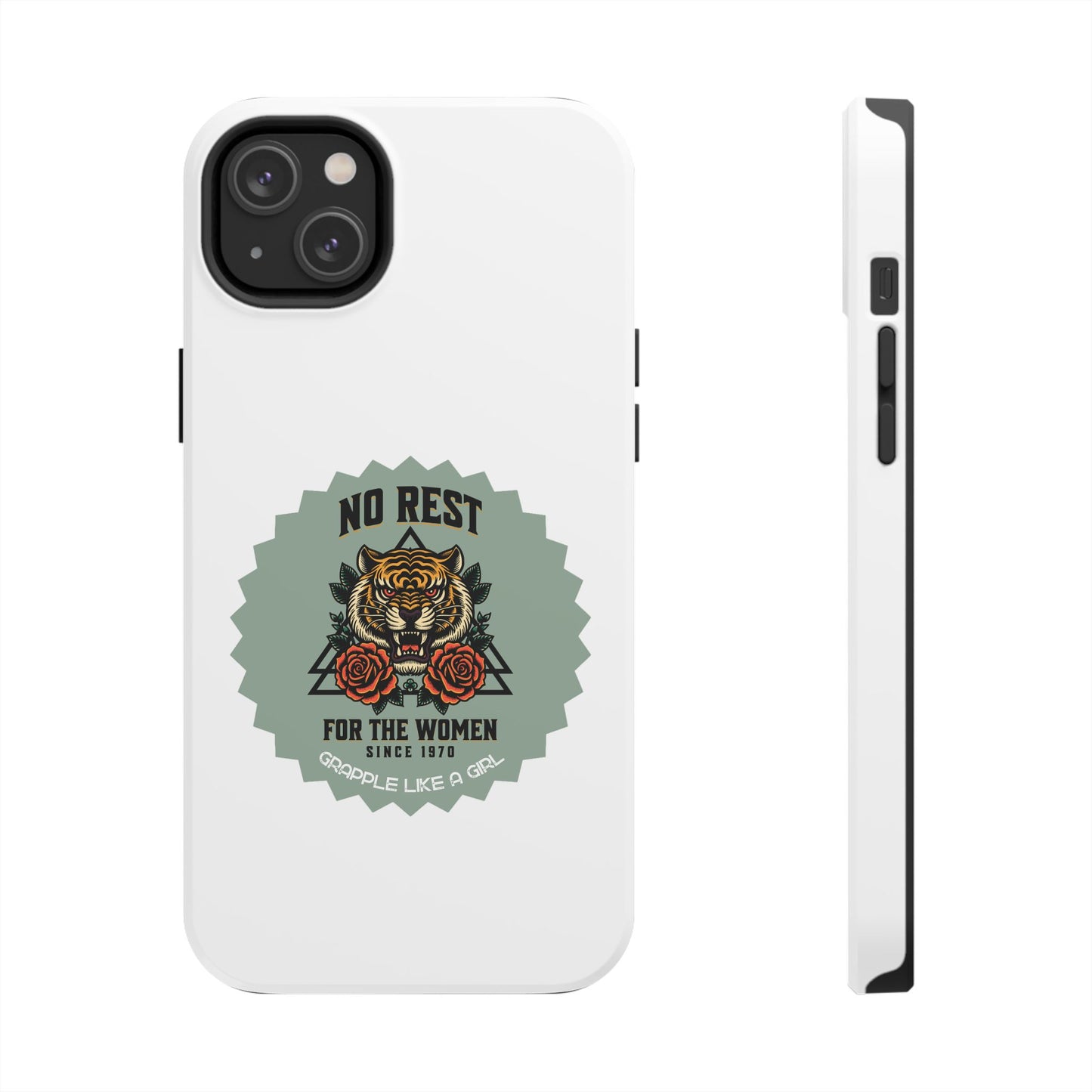 Women's BJJ No Rest for the Women Tough iPhone Cases