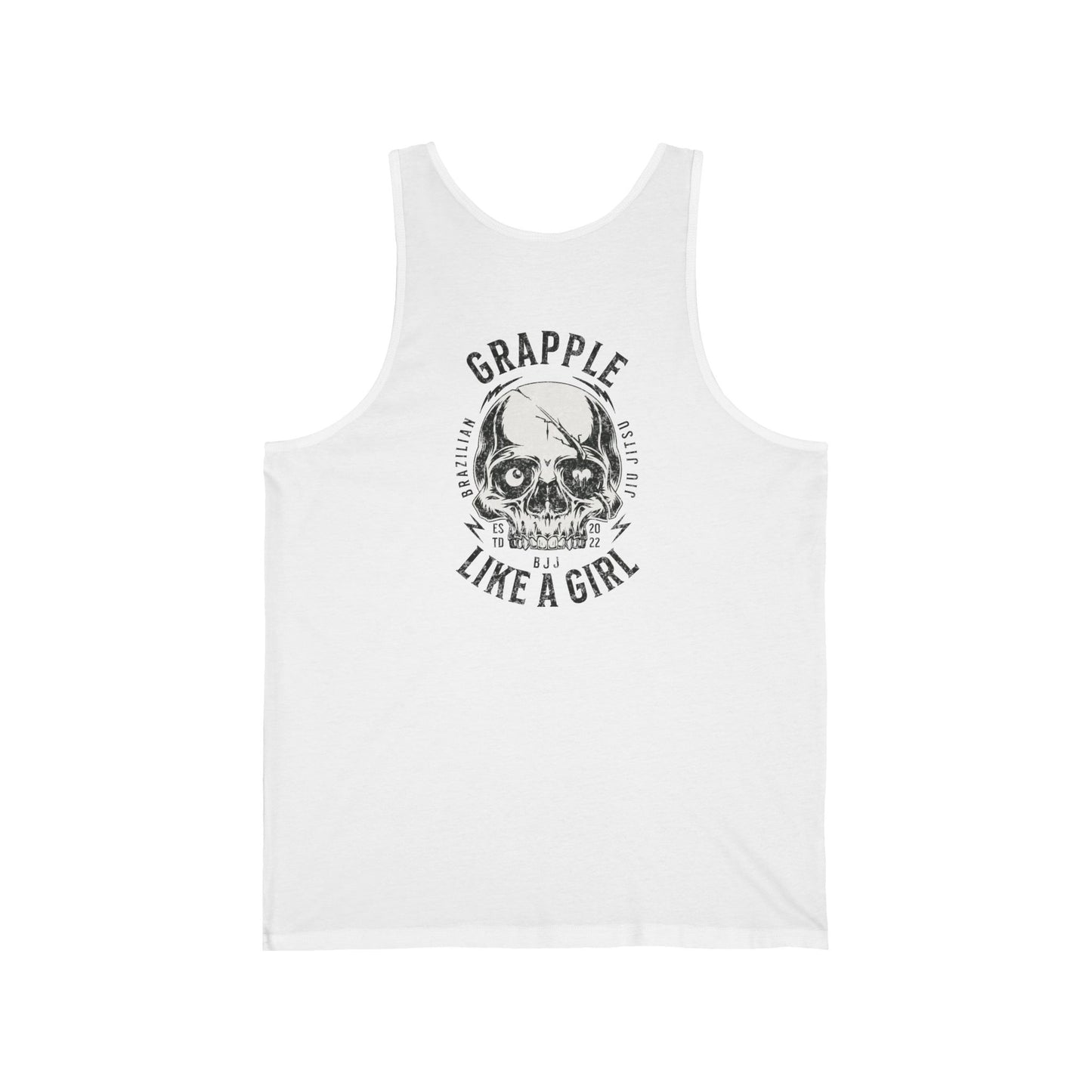 Grapple like a Girl Unisex Fit Jersey Tank - Just Stand Up.