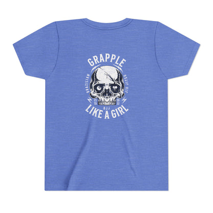 Grapple like a Girl Youth Short Sleeve Tee - Violent little thing