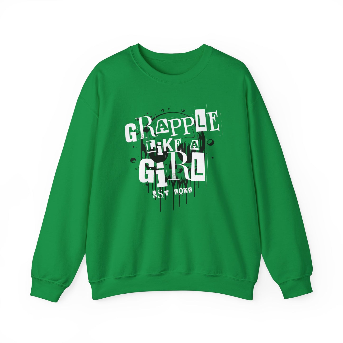 Women's BJJ Grapple Like a Girl Crewneck Sweater