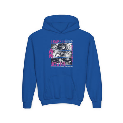 Youth Grapple like a Girl BJJ Slime Jiu Jitsu Hoodie