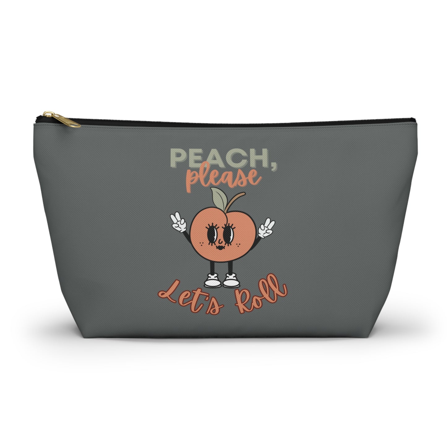 Peach, Please Let's Roll Women's BJJ Multipurpose Makeup Bag