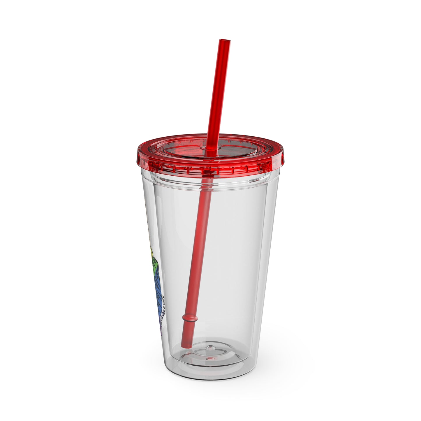 Submission Peace Sign BJJ Jiu Jitsu Acrylic Tumbler w/ Straw