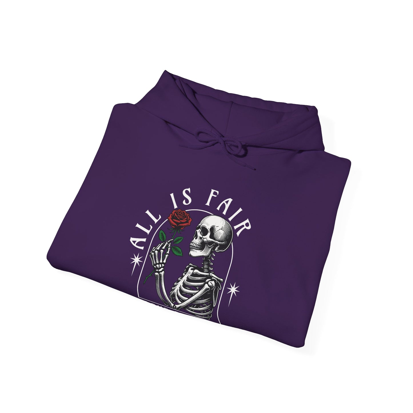 Women's BJJ Hoodie - Grapple Like a Girl, All is fair in love & jiujitsu