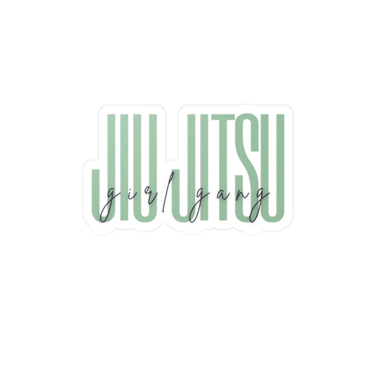 Jiu Jitsu Girl Gang Women's BJJ Kiss-Cut Vinyl Decals