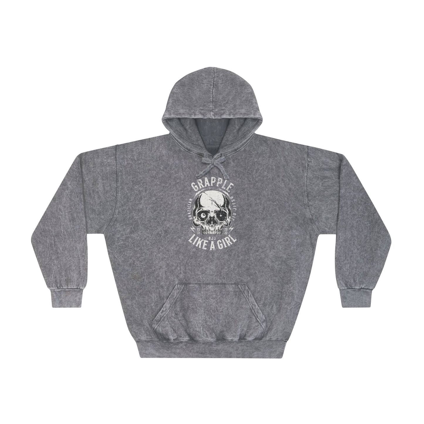 Grapple like a Girl Mineral Wash Hoodie