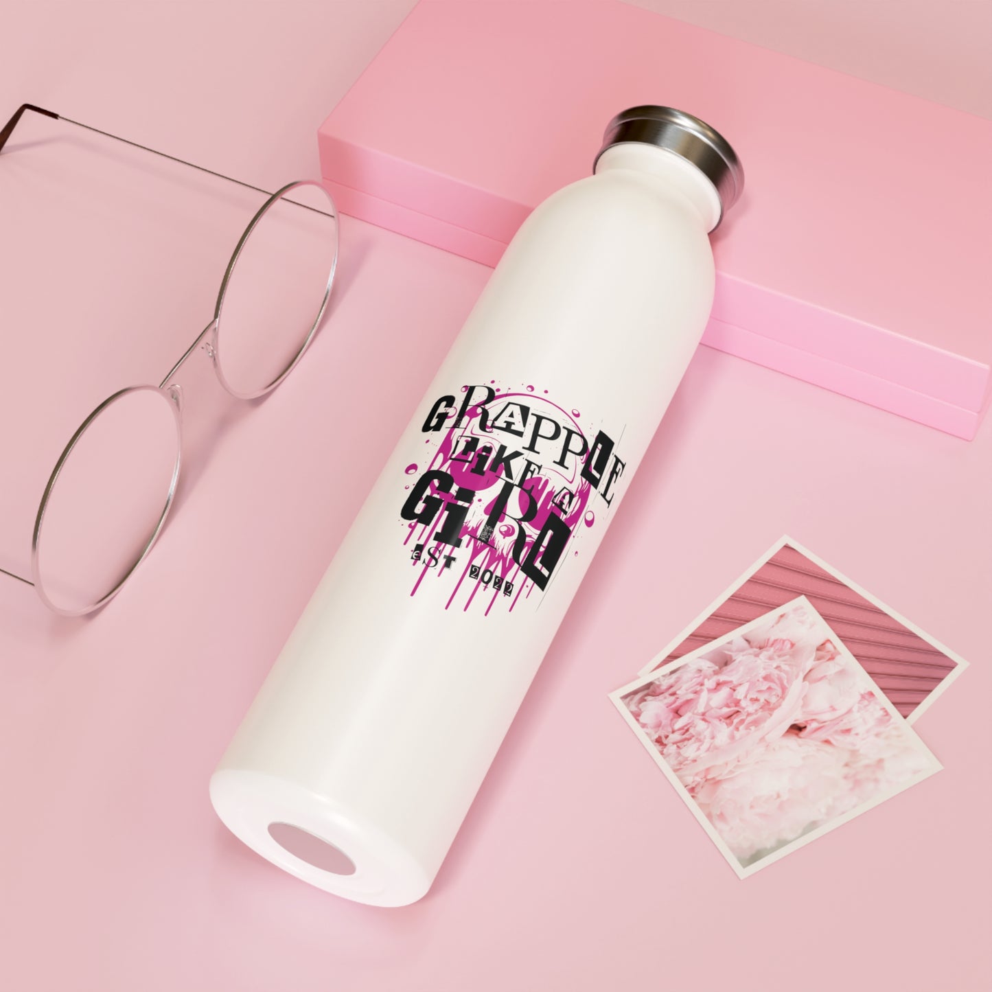 Grapple like a Girl Slim Water Bottle