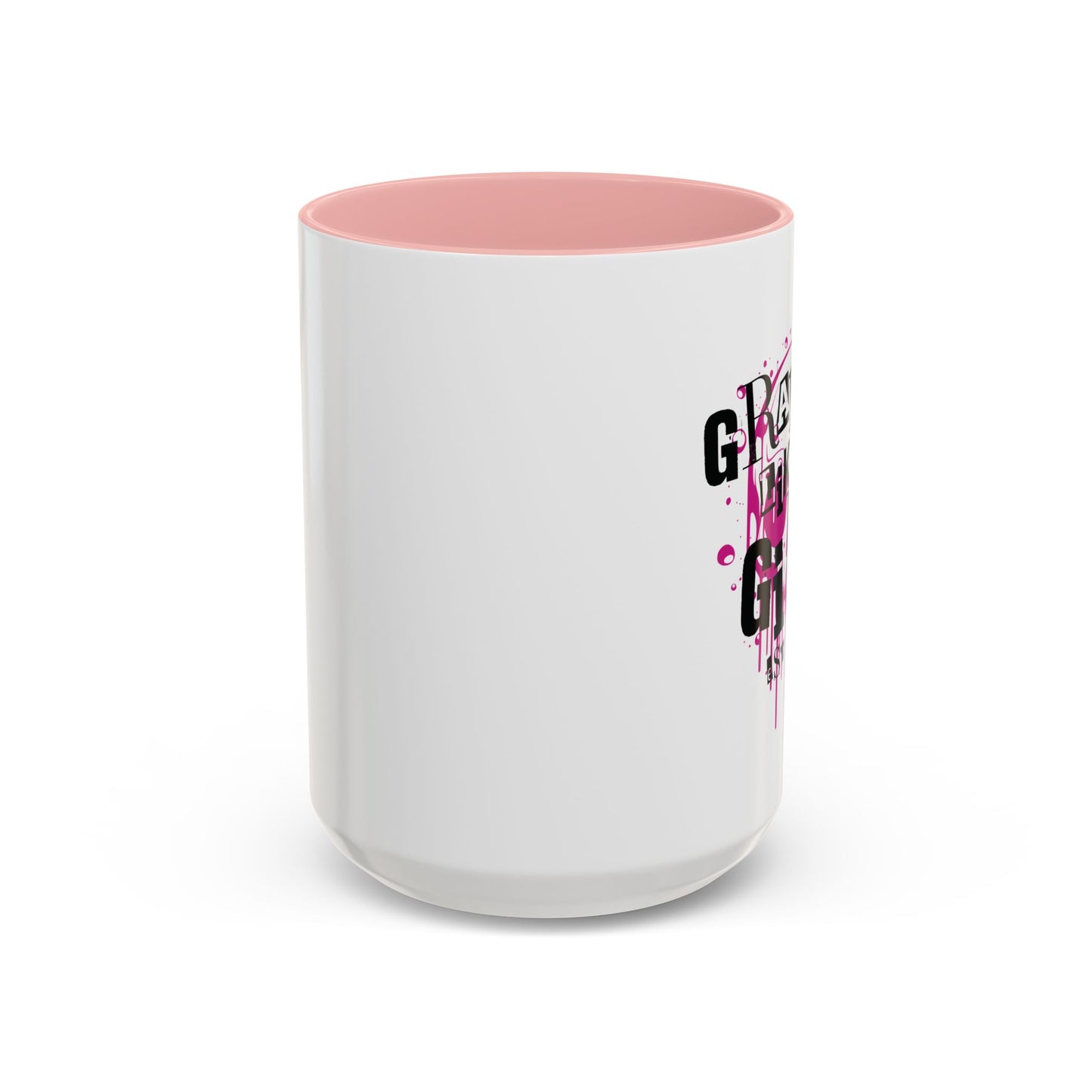 Grapple Like a Girl Accent Coffee Mug