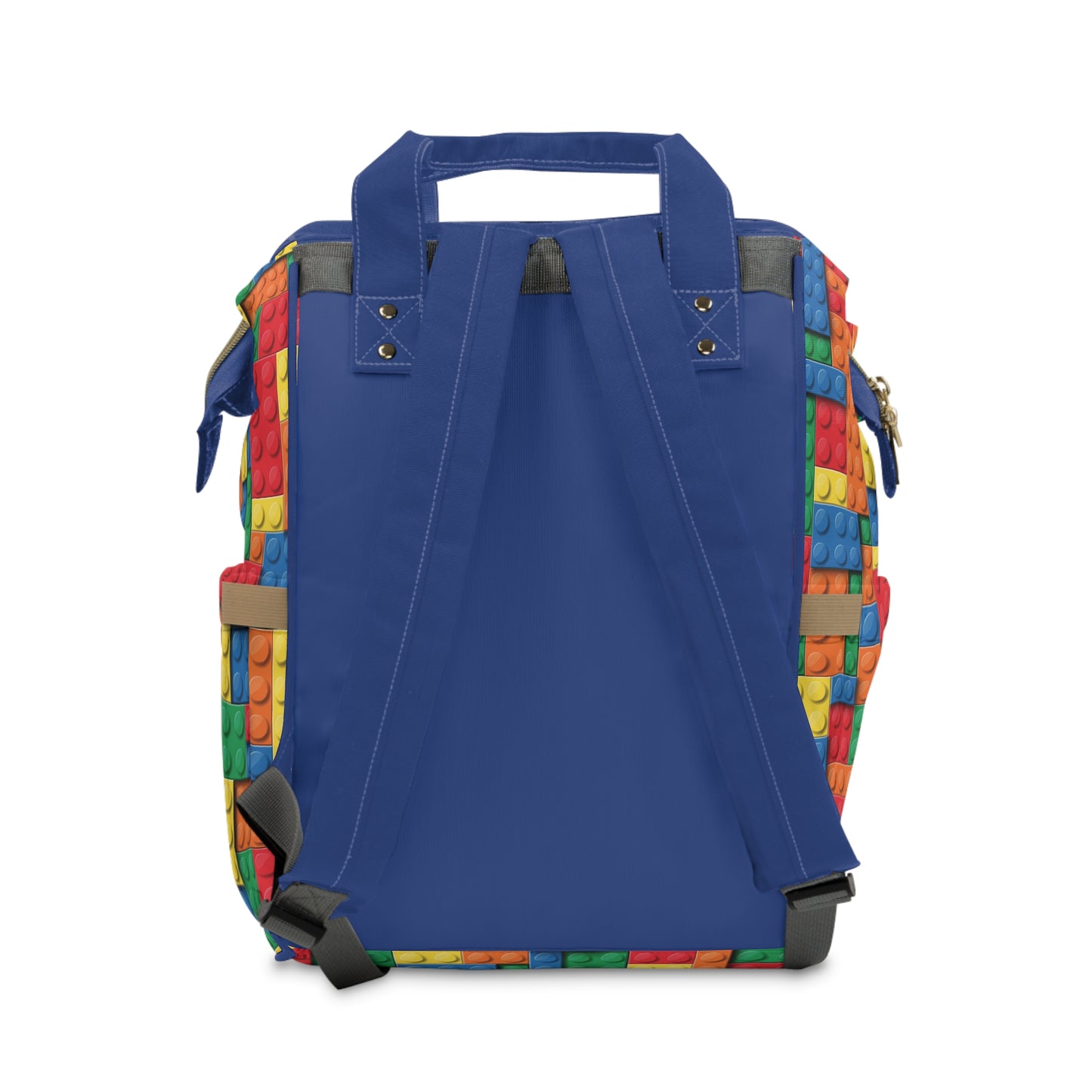 Grapple like a Girl Custom Backpack - Lego Print