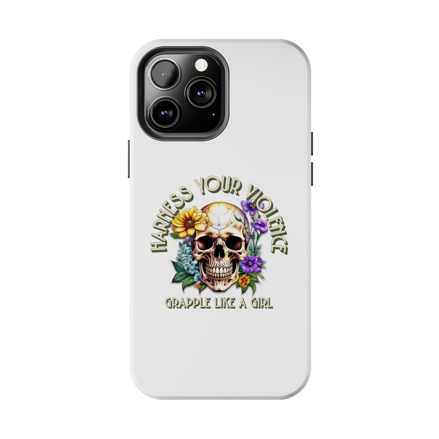 Women's BJJ Harness Your Violence Jiu Jitsu Tough iPhone Cases