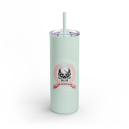 Grapple like a Girl 20oz Matte Tumbler - Overstimulated Jiu Jitsu Club