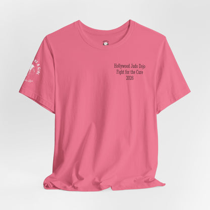 Grapple like a Girl Custom Unisex Slim Fit Short T-Shirt - Hollywood Judo Dojo Fight for the Cure 2026