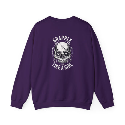 BJJ Grapple like a Girl Women's Crewneck Sweater - Sorry, can't. Jiu Jitsu, bye.